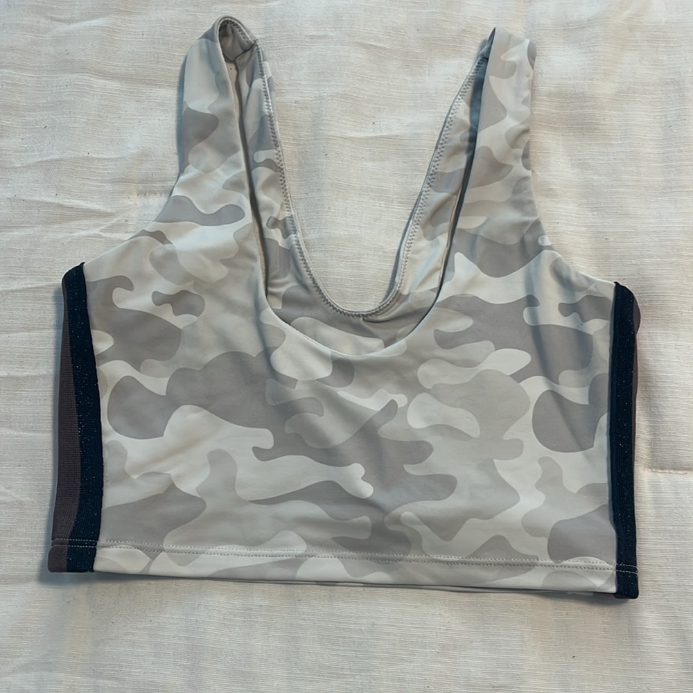 Spiritual Gangster Women’s Winter Camo Shakti Brami Sports Bra - Picture 3 of 8